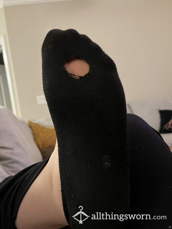 Old Socks With Stains And Holes