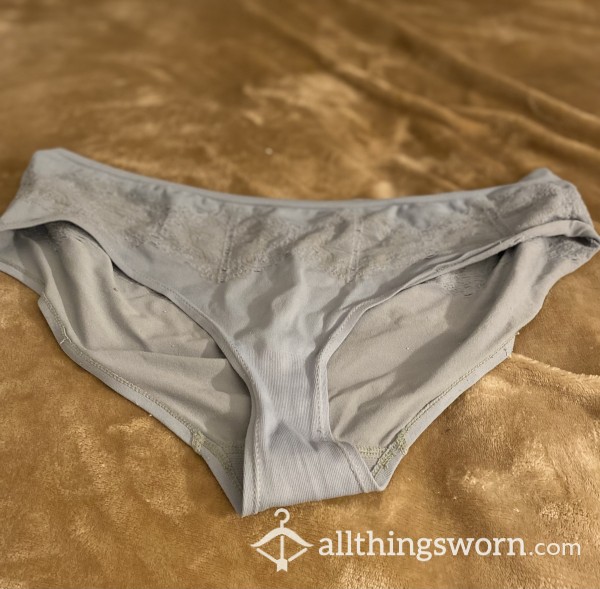 Old Sweaty Dirty Pantie Worn On Unshaven Vag