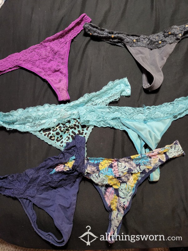 Your Choice Of Any 3 Old Thongs!