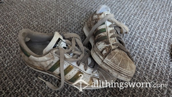 Old Well-worn Adidas Trainers!