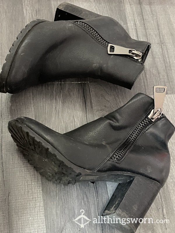 Old Well-worn Ankle Boots