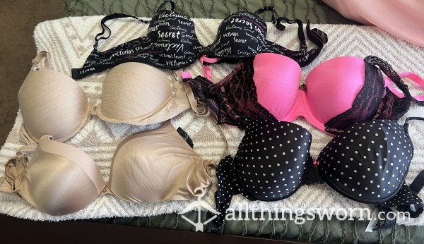Old, Well Worn Bras (free Shipping!)