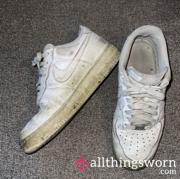 Old Well Worn Nike AirForce 1s