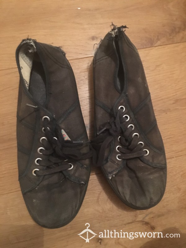 Old Worn Smelly Trainers