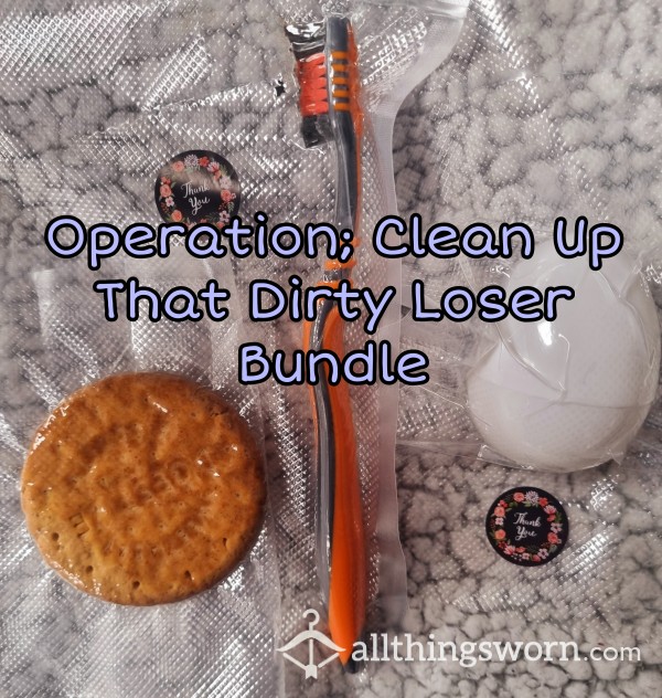Operation: Clean Up That Dirty Loser Bundle W/Tasks Cuck Inspired