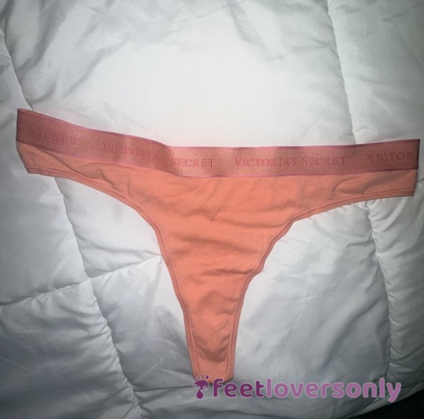 Orange Victoria’s Secret Thong With Gusset 🌸