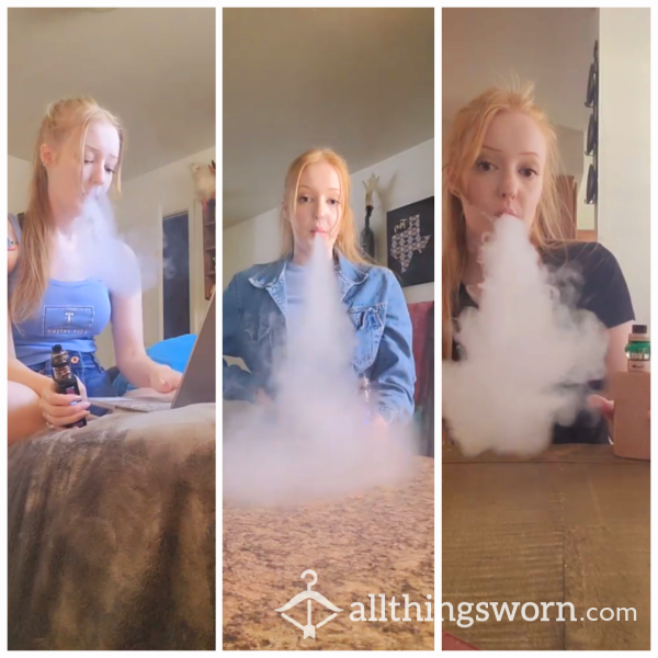 Vape Cloud Blowing - Over 30 Mins Of Footage Available Through Google Drive