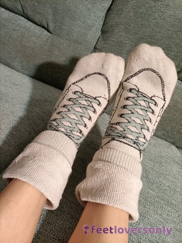 Overused Shoe-printed Stinky Socks