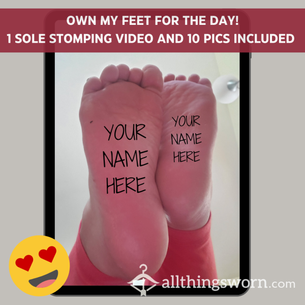 Own My Feet And Watch Them Crush You!