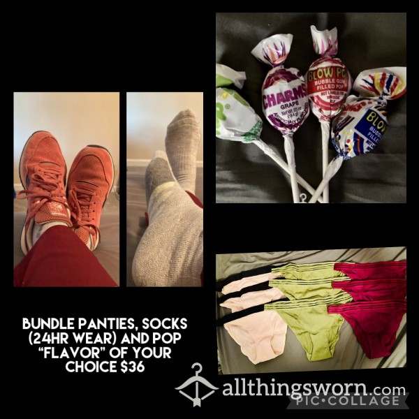 Panty, Sock And Lollipop Bundle 🧦 🩲 🍭