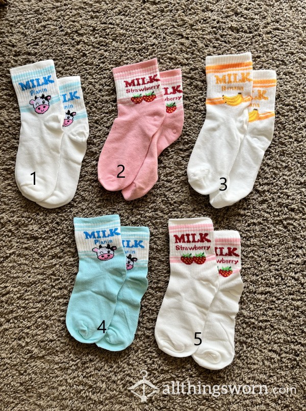 Patterned Quarter Socks