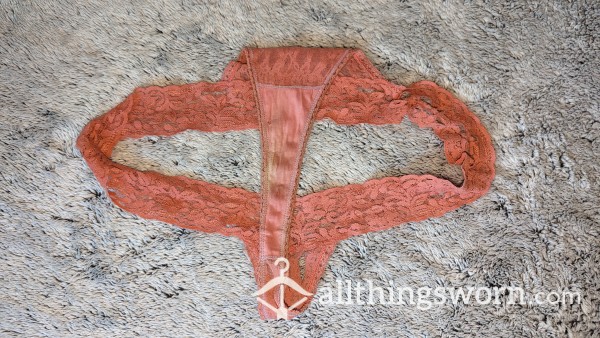 Peach Colored Lacy Panties