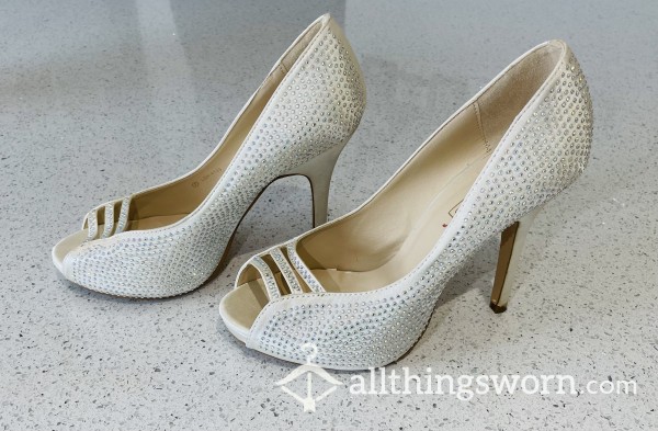 Peep Toe Wedding Style Shoes