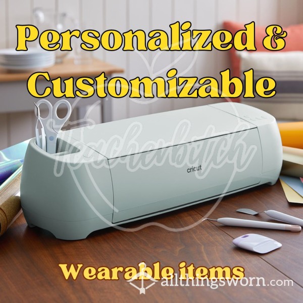 Personalized & Customizable Worn Items | Cricut Machine | Brand Yourself