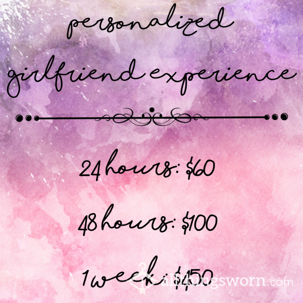 Personalized Girlfriend Experience