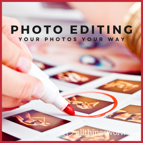 Photo Editing | For Sellers And Buyers