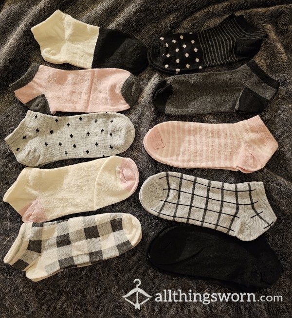 Pick A Pattern Ankle Socks