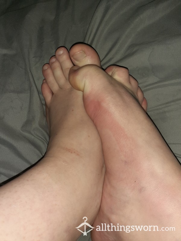 Pick My Nail Polish For These Huge Size 12 BBW Feet