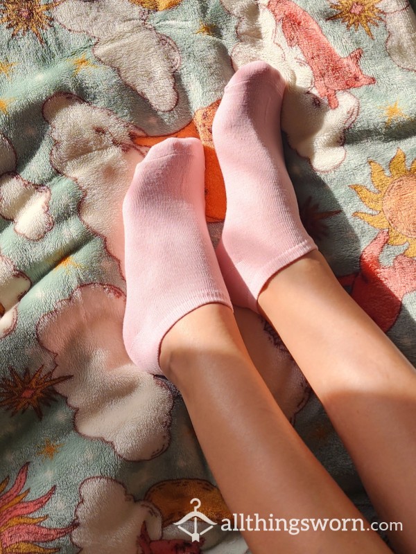 SOLD Pink Ankle Socks