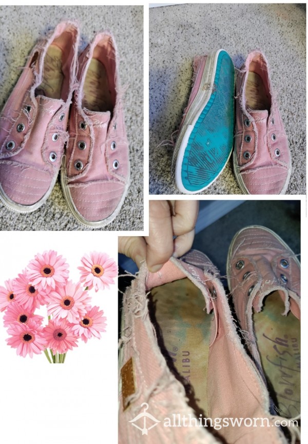 Pink Blowfish Malibu Slip On Shoes