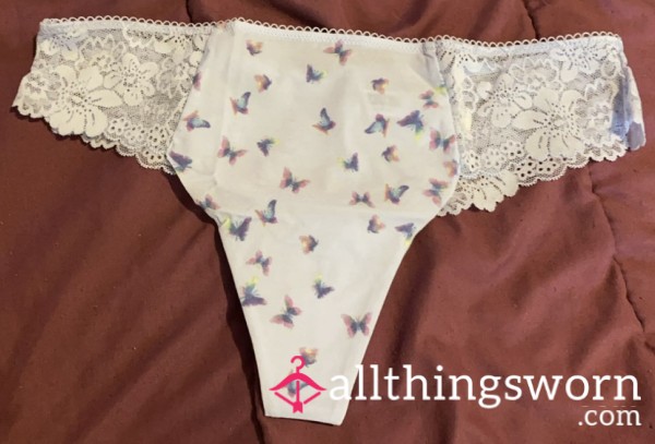 PINK Brand Butterfly Thong