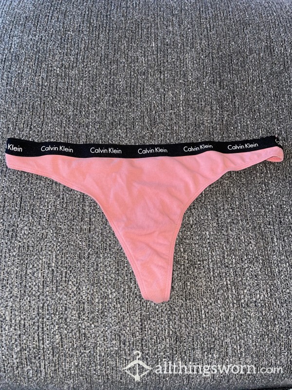 Pink Calvin Klein Thong