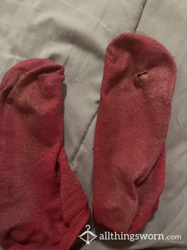 Pink Hiking Socks