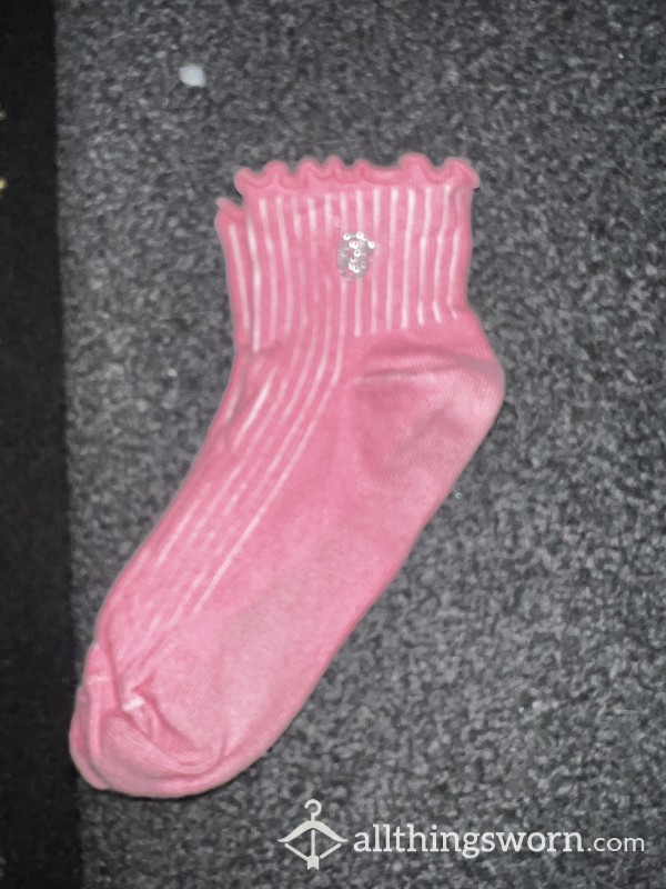 Pink River Island Ankle Socks