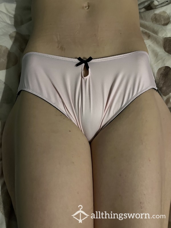 Pink Satin Knickers