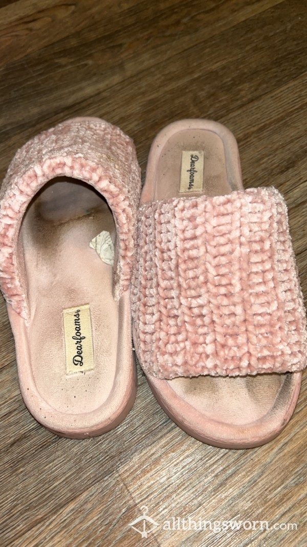 Pink Slippers Extra Dirty