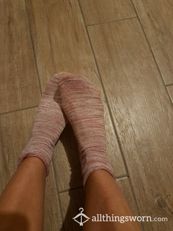 Pinkish Red Socks