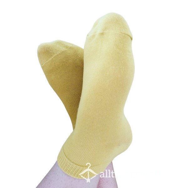 Plain Yellow Socks