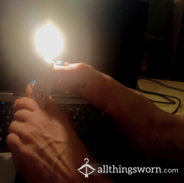 Playing With Fire With My Feet :) ;P