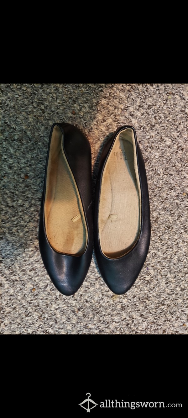(sold) Pointed Flats Size 8 [free Shipping]