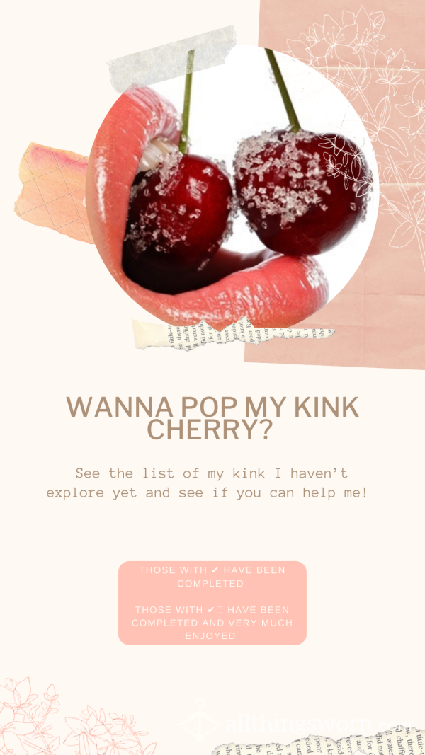 Pop My Cherry? 🍒🔥
