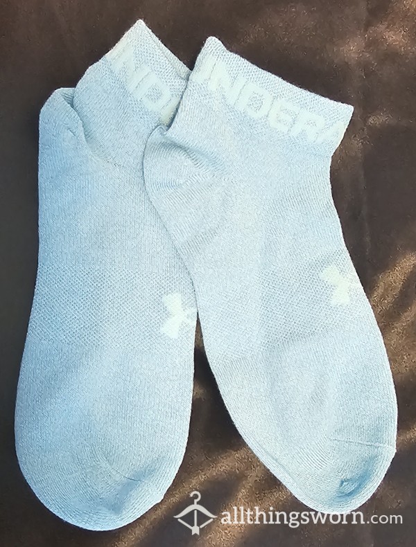 Powder-blue UnderArmour Ankle Socks