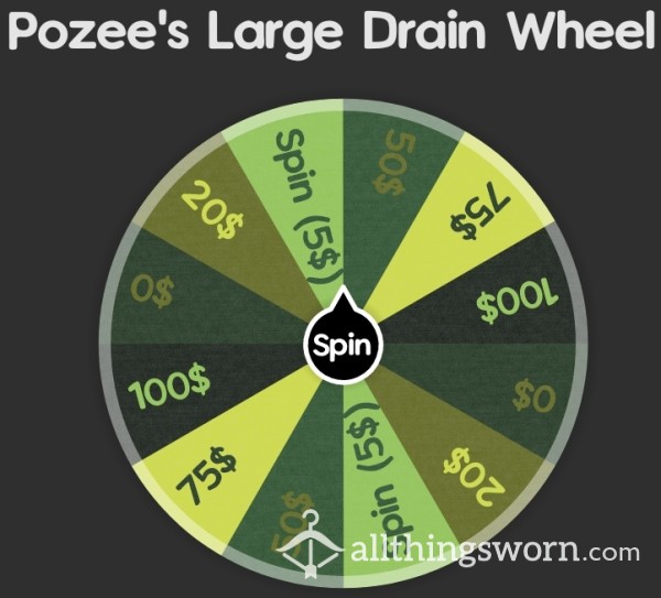 Pozee's Probabilities: Large Drain Wheel