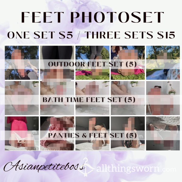 Premade Feet Photoset 5 Pics $5