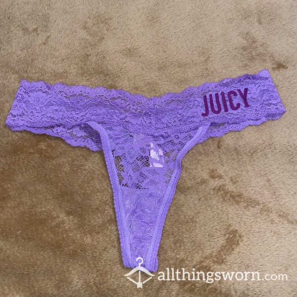 Purple Juicy Thong