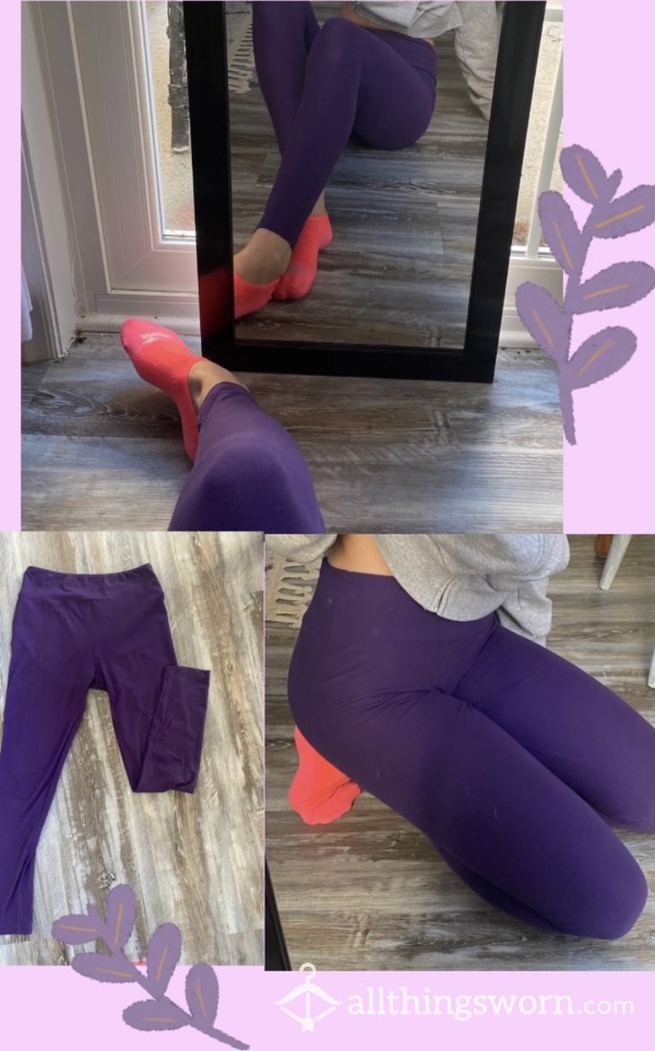 Purple Lularoe Leggings 💜😈