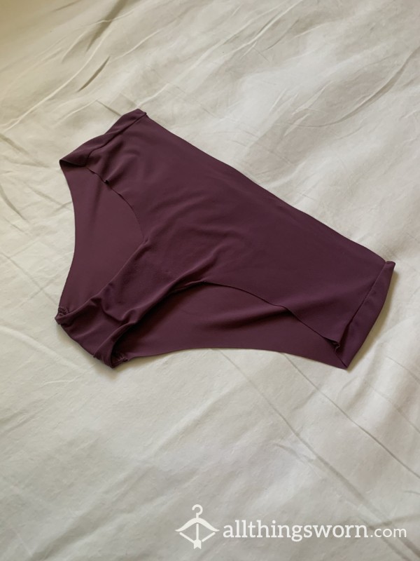Purple Seamless Soft Cheeky Underwear