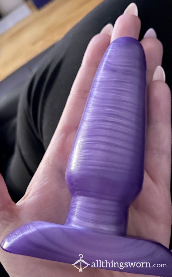 Purple Silicone Buttplug 😍🍑