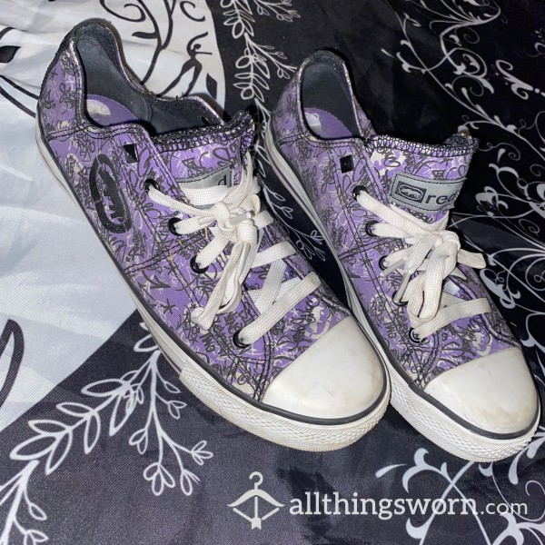 Purple Sneakers Size 6