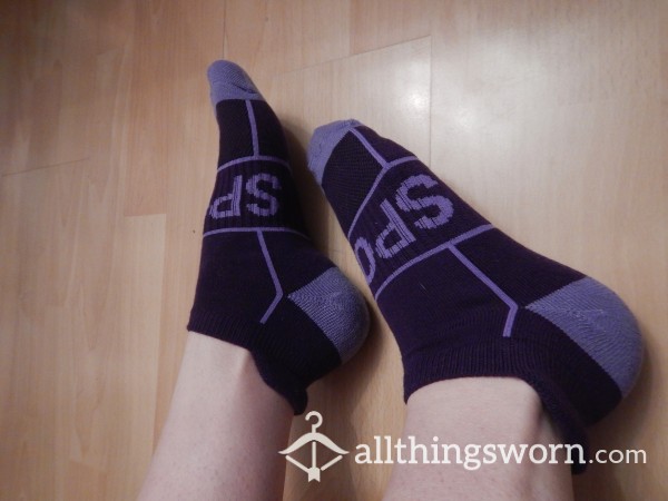 Purple Sport Socks- 48h Wear