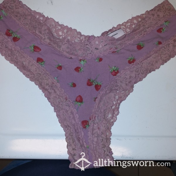Purple Strawberry Vs XL Sexy Panty