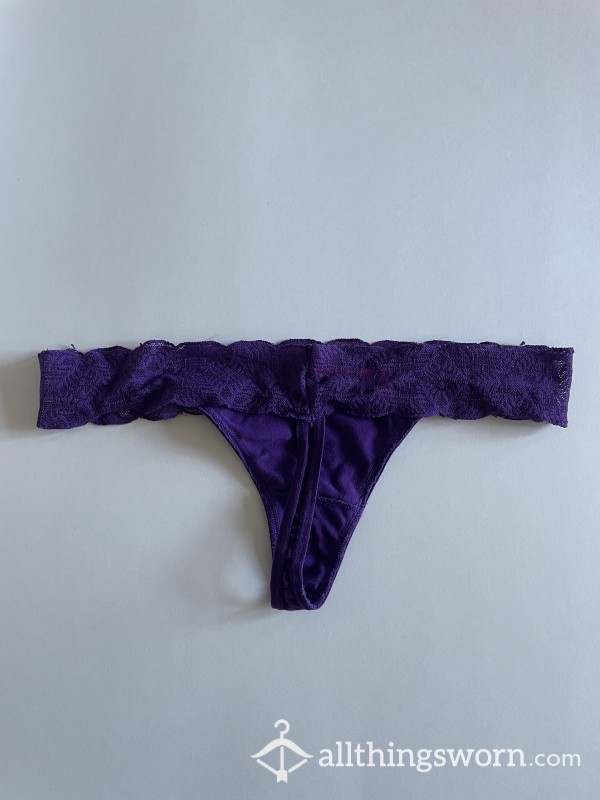 Purple Thong (very Worn) - Custom To Your Liking