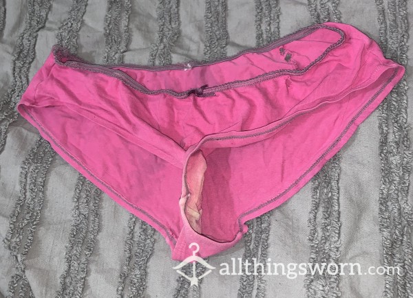 Really Well-worn Stained Knickers Pink/Purple