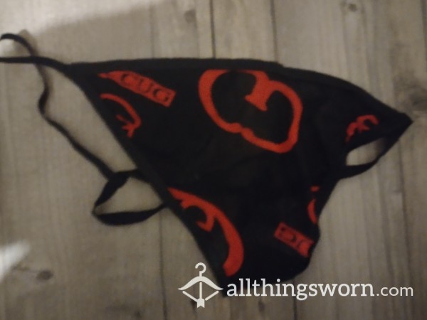 Red And Black G String