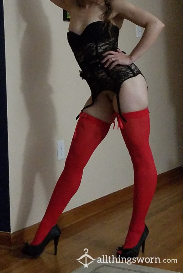 Red Thigh Highs