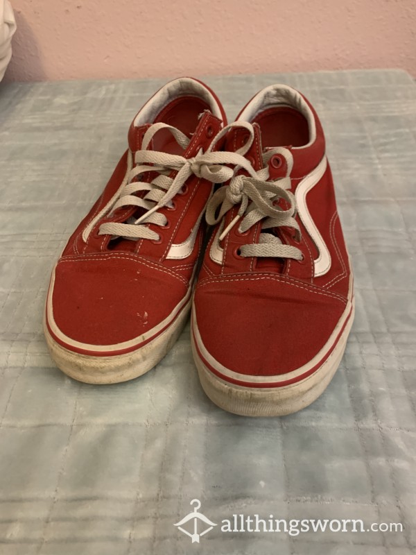 Red Vans Daily Barefoot Ware